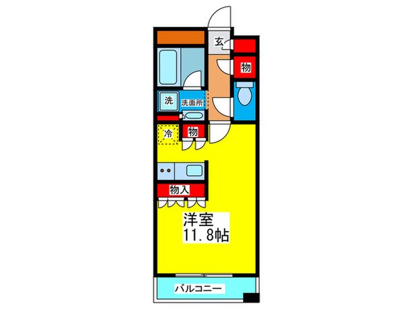 ｶﾞﾘﾚｵ新町の物件間取画像